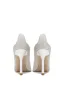 Scintillantes Argenté Faux Diamant Noeud Paillettes Chaussure De Mariée 2025 8 cm Talons Aiguilles À Bout Pointu Mariage Escarpins Talons Hauts
