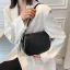 Vintage Eenvoudige Koffie Straatkleding PU Handtas 2024