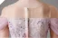 Chic / Beautiful Blushing Pink Beading Sequins Lace Flower Flower Girl Dresses 2024 Birthday Ball Gown Scoop Neck Short Sleeve Floor-Length / Long