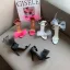 Sexy Blanche Promo Sandales Femme 2022 Bride Cheville Noeud 10 cm Talons Aiguilles Peep Toes / Bout Ouvert Sandales Talons Hauts
