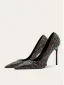 Sparkly Black Multi-Colors Sequins Evening Party Pumps 2025 10 cm Stiletto Heels Pointed Toe Pumps High Heels