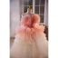 Charmant Champagner Fallende Rüsche Ballkleider 2023 Gekreuzte Träger Ballkleid Bandeau Ärmellos Rückenfreies Hof-Schleppe Ball Festliche Kleider