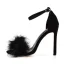 Sexy Rougissant Rose Daim Promo Sandales Femme 2024 Bride Cheville 11 cm Talons Aiguilles Peep Toes / Bout Ouvert Sandales Talons Hauts