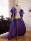 Vintage Purple Handgjort Satin Afton Bal Sjalar Jackor & Omslag 2024