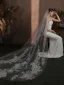 High-end White Lace Embroidered Wedding Veils 2025