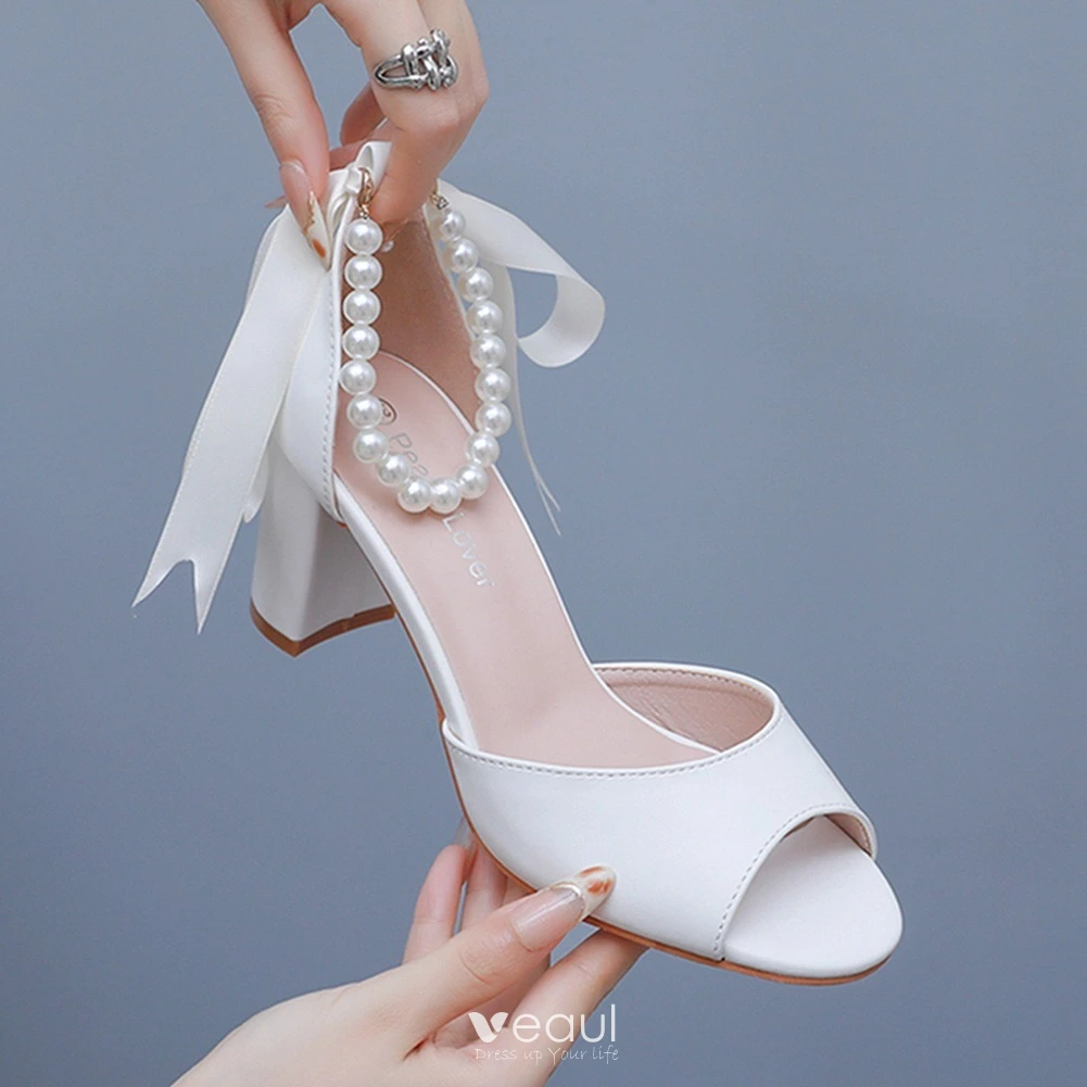 Clear good shoes For women, Ankle strap Heels, Thick Ankle Strap Heels, Transparent wedding Shoes, Bridal shoes, nude wedding shoes, Foot wear