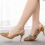 Sparkly Silver Rhinestone Sequins Wedding Shoes 2023 Wedding 7 cm Stiletto Heels Pointed Toe Wedding Shoes High Heels