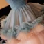 Mote Rødmende Rosa Gripende Ruffles Ballkjoler 2023 Ballkjole Strapless Uten Ermer Ryggløse Feie Tog Ball Formelle Kjoler