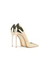 Sexy Gold Evening Party Pumps 2024 Leather 10 cm Stiletto Heels Pointed Toe Pumps High Heels