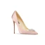 Chic / Belle Nues Forme de coeur Faux Diamant Soirée Escarpins 2024 Cuir 10 cm Talons Aiguilles À Bout Pointu Escarpins Talons Hauts