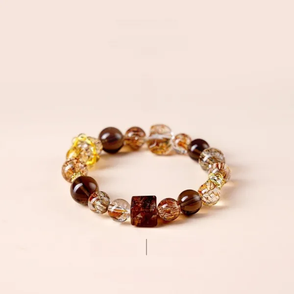 Haut de Gamme Inhabituel Noire Fait main Cristal Naturel Bracelets 2025 Accessorize