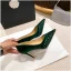 Fashion Nude Evening Party Suede Sequins Pumps 2023 Leather 8 cm Stiletto Heels Pointed Toe Pumps High Heels