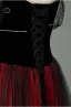 Charmant Bordeaux Faux Diamant Robe De Soirée 2026 Princesse Bustier Sans Manches Dos Nu Longue Robe De Ceremonie