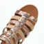Roman Tan Street Wear Womens Sandals 2022 T-Strap 5 cm Wedges Open / Peep Toe Sandals