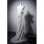 Sexy White Pearl Lace Flower Wedding Dresses 2025 Trumpet / Mermaid Off-The-Shoulder Short Sleeve Backless Sweep Train Wedding