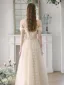Chic / Beautiful Beige Homecoming Graduation Dresses Prom Dresses 2023 A-Line / Princess Off-The-Shoulder Sequins Sleeveless Backless Floor-Length / Long Prom Formal Dresses