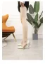 Charming White Glitter Metal Flower Wedding Shoes 2024 9 cm Stiletto Heels Pointed Toe Wedding High Heels