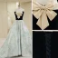 Elegant Black Prom Dresses 2022 A-Line / Princess Strapless Bow Sleeveless Backless Sweep Train Prom Formal Dresses