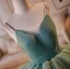 Elegant Jade Green Cascading Ruffles Ruffle Prom Dresses 2024 Ball Gown Spaghetti Straps Sleeveless Backless Court Train Prom Formal Dresses