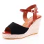 Chic / Beautiful Beach Street Wear Dark Green Braid Womens Sandals 2025 9 cm Wedges Open / Peep Toe Sandals
