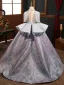 High-end Lavender Beading Glitter Pearl Rhinestone Sequins Cascading Ruffles Birthday Flower Girl Dresses 2024 Ball Gown Scoop Neck Sleeveless