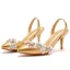 Charming White Pearl Rhinestone Lace Flower Wedding Shoes 2023 7 cm Stiletto Heels Pointed Toe Wedding Sandals High Heels