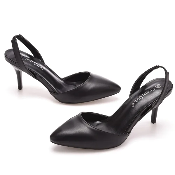 Chic / Beautiful White Street Wear Womens Sandals 2023 7 cm Stiletto Heels Pointed Toe Sandals High Heels