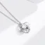 Modest / Simple Silver Rhinestone Sterling Silver Necklaces Accessories 2023