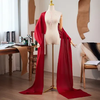 Vintage Retro Burgundy Evening Party Prom Shawl Jackets Wraps 2024