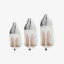 Mode Argenté Soirée Cuir Verni Escarpins 2023 Cuir 12 cm Talons Aiguilles À Bout Pointu Escarpins Talons Hauts