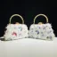 Fashion Ocean Blue Butterfly Tassel Prom Handbag 2025 Clutch Bags