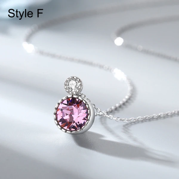 Charming Sky Blue Crystal Sterling Silver Evening Party Necklaces Bracelets 2023 Accessories