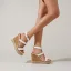 Vintage / Retro Black Street Wear Womens Sandals 2022 T-Strap 11 cm Wedges Open / Peep Toe Sandals