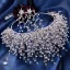Uroczy Srebrny Rhinestone Ozdoby Do Włosów Ślubne Tiara Stop 2023