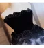 Fashion Black Appliques Pleated Prom Dresses 2024 Ball Gown Strapless Sleeveless Backless Sweep Train Prom Formal Dresses
