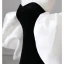 Modest  Black Evening Dresses 2023 Trumpet / Mermaid Strapless Puffy Short Sleeve Backless Floor-Length / Long Evening Party Formal Dresses