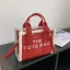 Fashion Letter Graphic Women Tote Bag Women's Bags Brown Shoulder Bags Woolen PU Dating Handbag 2023