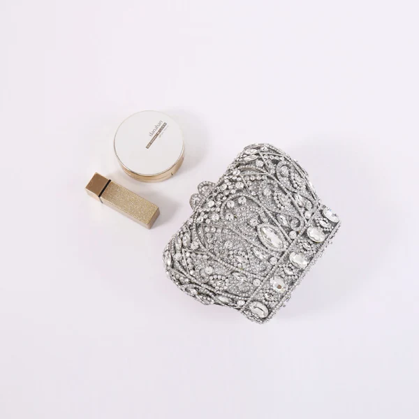 Fabuleux Doré Faux Diamant Métal Soirée Couronner Pochette 2022