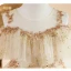 Charming Champagne Beading Sequins Birthday Flower Girl Dresses 2023 Ball Gown Scoop Neck Short Sleeve Backless Floor-Length / Long Flower Girl Dresses