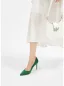 Élégant Champagne Fait main Promo Escarpins 2024 Cuir 8 cm Talons Aiguilles À Bout Pointu Escarpins Talons Hauts