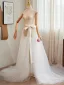 Chic / Beautiful White Wedding Tulle shawl 2025