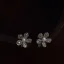 Modest / Simple Silver Pearl Rhinestone Alloy Earrings Tiara Wedding Bridal Hair Accessories 2025