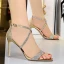Sexy Black Rhinestone Sequins Evening Party Womens Shoes 2022 X-Strap 9 cm Stiletto Heels Open / Peep Toe Sandals High Heels