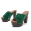 Chic / Beautiful Black Suede Street Wear Womens Sandals 2022 12 cm Thick Heels Open / Peep Toe Sandals High Heels