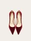 Chic / Beautiful Red Evening Party Suede Pumps 2026 Leather 10 cm Stiletto Heels Pointed Toe Pumps High Heels