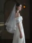 Simple Blanche 1 m Voile De Mariée 2025 Tulle