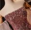Glitzernden Sexy Champagner Pailletten Gespaltete Front Abendkleider 2024 Meerjungfrau Bandeau Ärmellos Rückenfreies Lange Abend Festliche Kleider