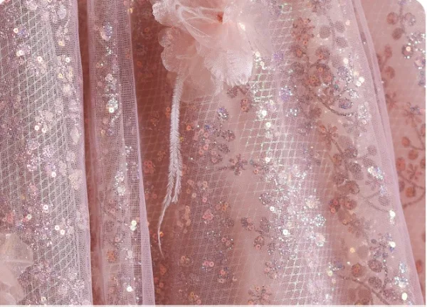 Luxury / Gorgeous Blushing Pink Sequins Appliques Prom Dresses 2025 Ball Gown Strapless Sleeveless Backless Floor-Length / Long Prom Formal Dresses