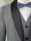 Grey 6-piece Long Sleeve Wedding Boys Wedding Suits 2024 Body Jewellery Coat Pants Shirt Tie Vest