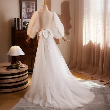 Élégant Blanche Appliques Tulle Soirée Promo Châle Vestes Enveloppements 2024